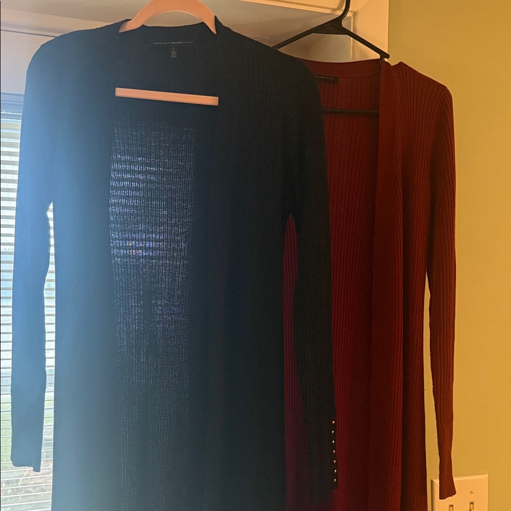 White House Black Market duster sweaters